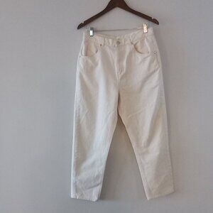 KOTN baggy loose fit white jeans